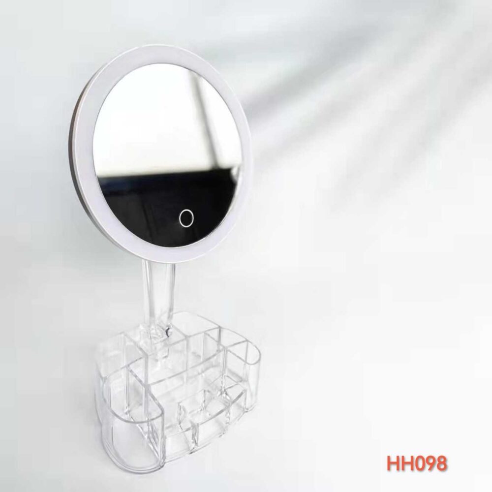 Καθρέπτης μακιγιάζ με LED και θήκες - HH098 - 227814 - Image 3