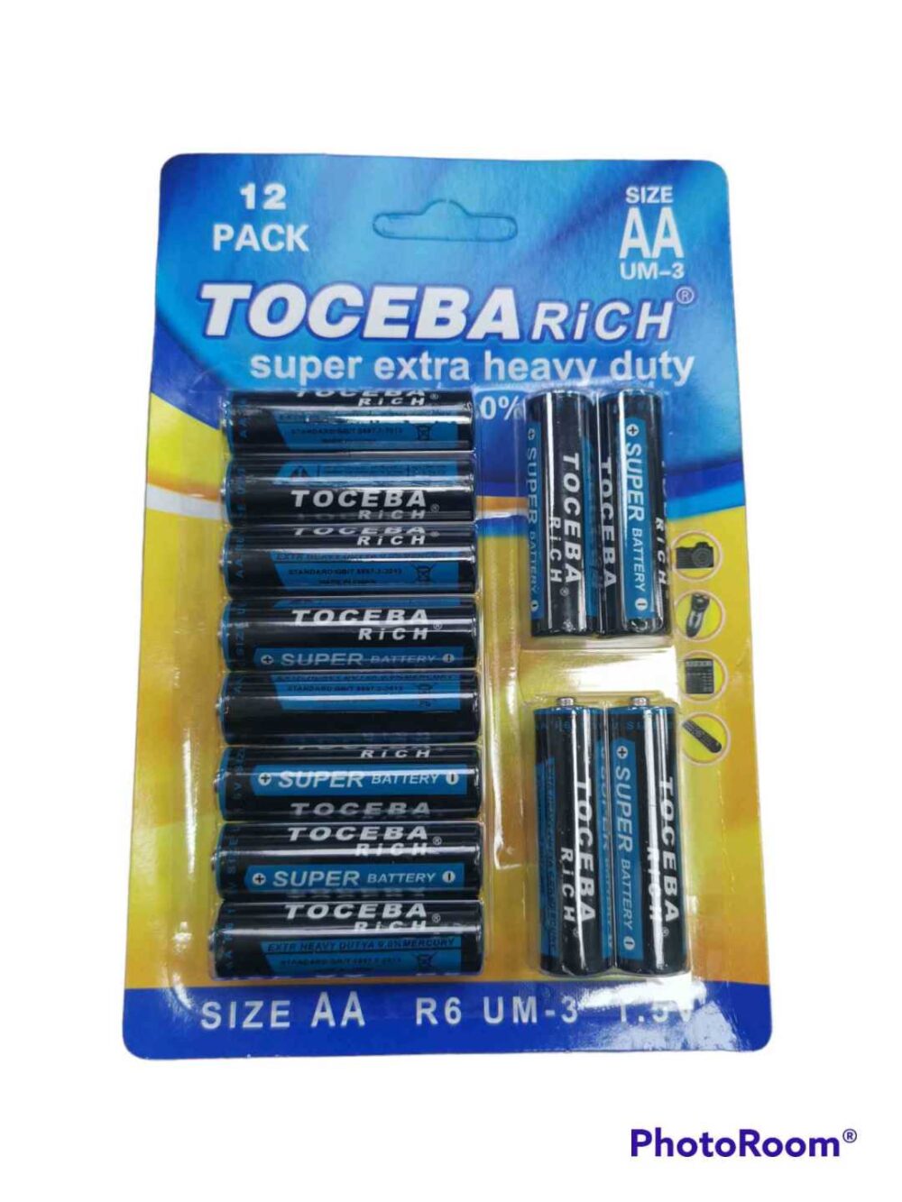 Μπαταρίες ΑΑ – UM-3 – 1.5V – 12pcs – 400086 - Image 2