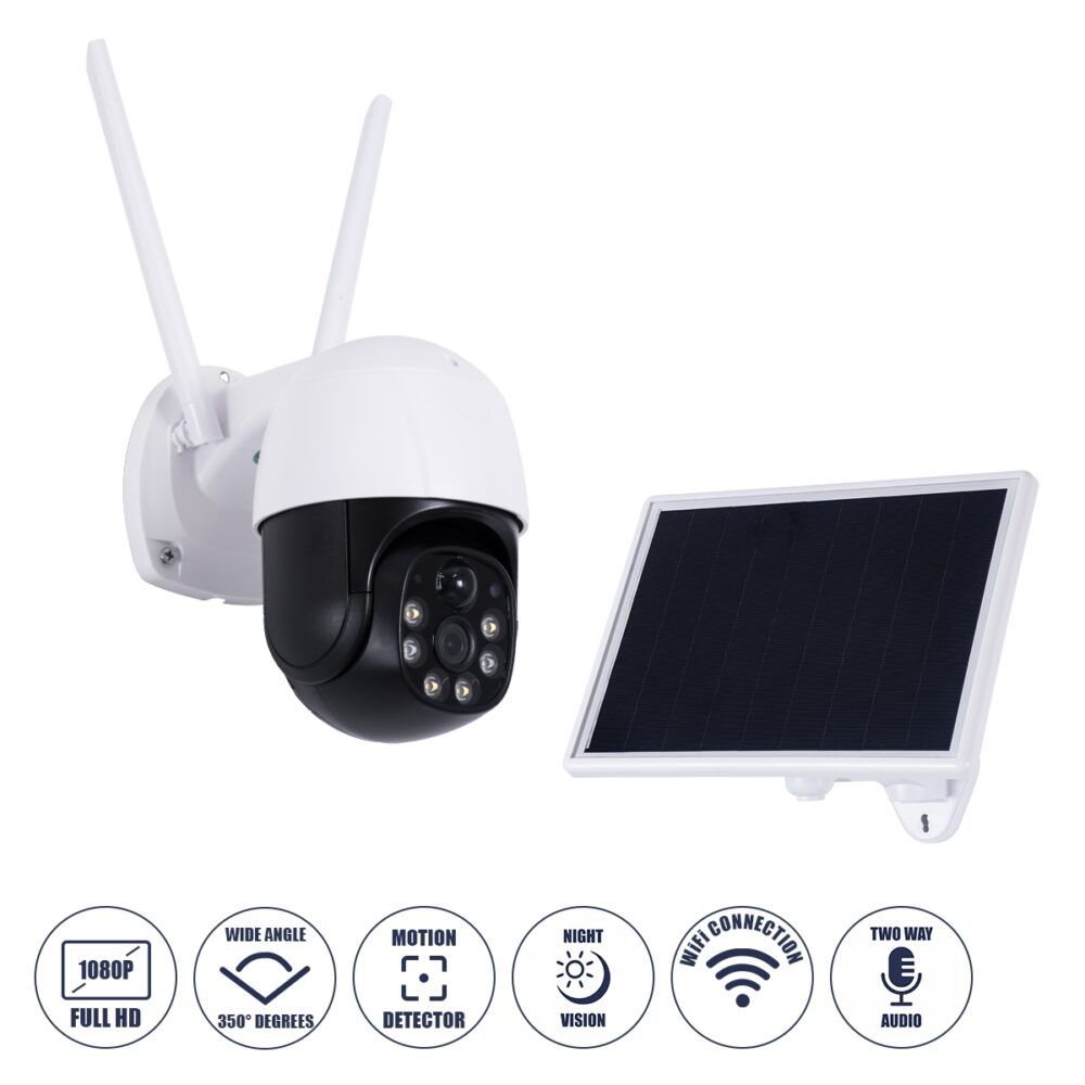 Ηλιακή κάμερα ασφαλείας IP - Solar Security Camera – TP6 - WiFi - 322046 - Image 2