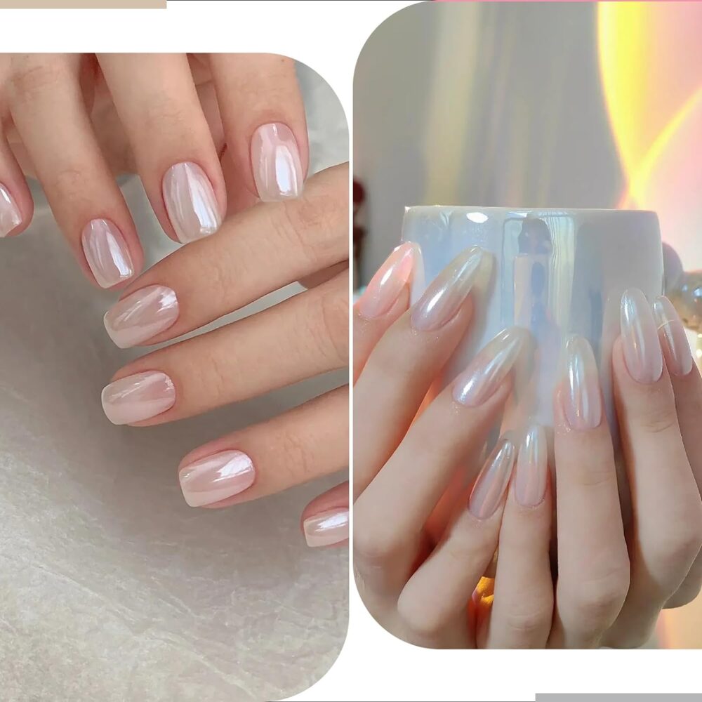 Σκόνη νυχιών Nail Art - Mirror effect - Ice - 910624 - Image 2