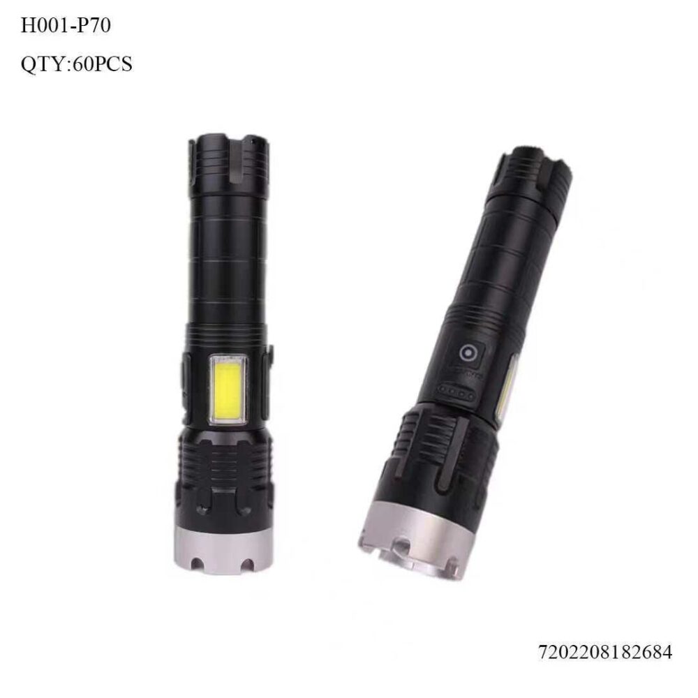 Επαναφορτιζόμενος φακός LED - H001-P70 - 182684 - Image 2