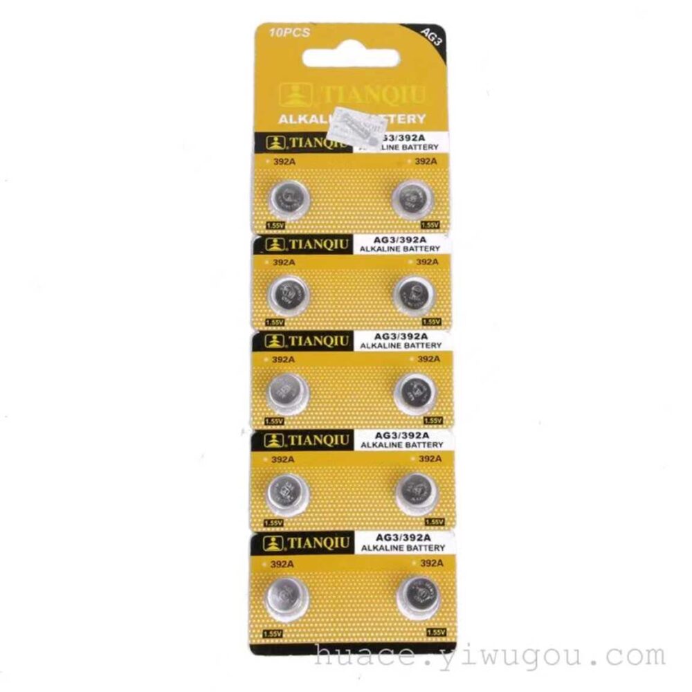 Αλκαλικές μπαταρίες - AG3/392A – 1.55V - 10pcs - 681033 - Image 2