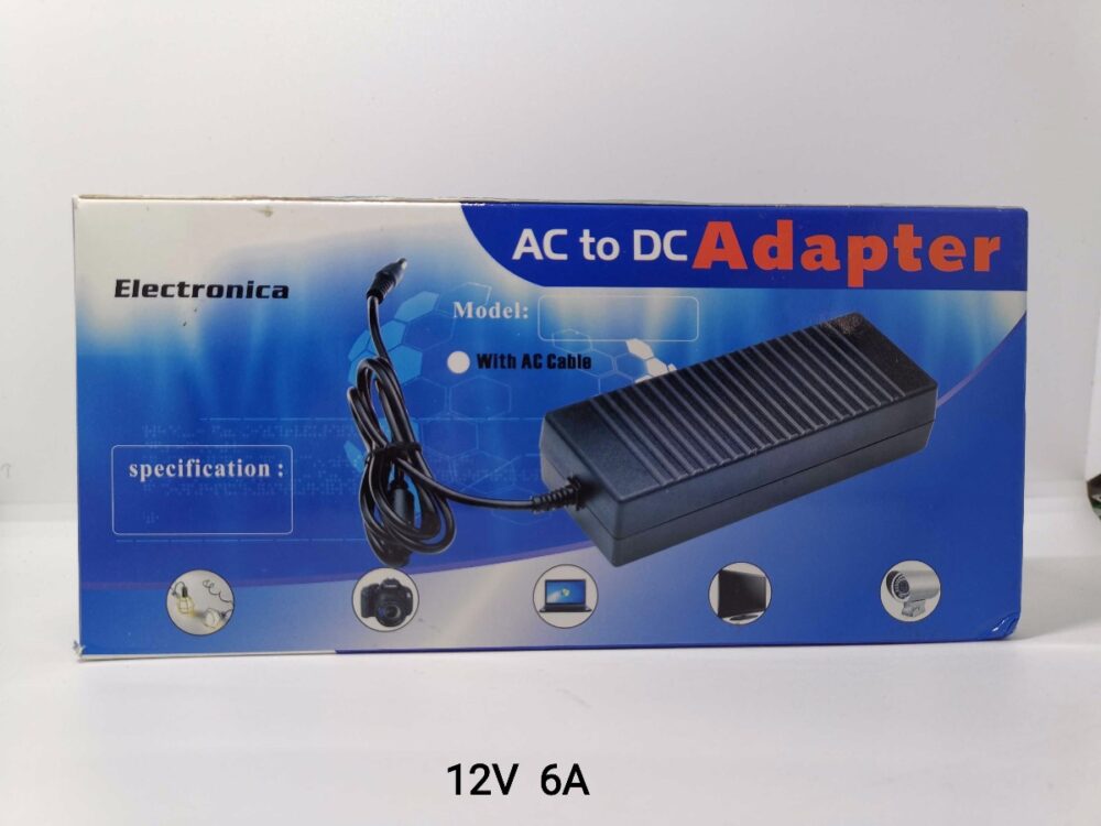 Τροφοδοτικό μετασχηματιστής AC/DC - 12V 6A - 72W - 235724 - Image 2